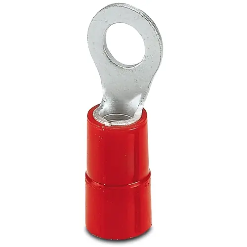 Isolierter Ringkabelschuh, 10 mm², AWG 8, 6.5 mm, M6, rot, 3240220 Markenprodukt