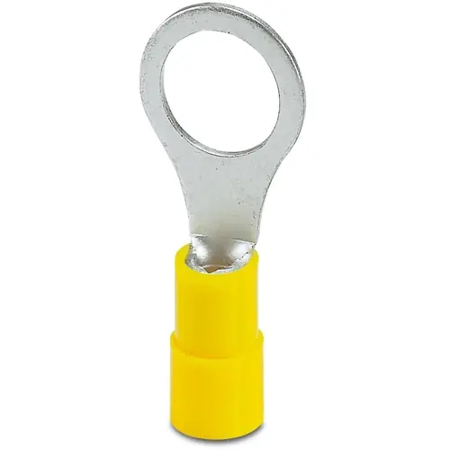 Neuheit Isolierter Ringkabelschuh, 4,0-6,0 mm², AWG 12 bis 10, 10.5 mm, M10, gelb, 3240031