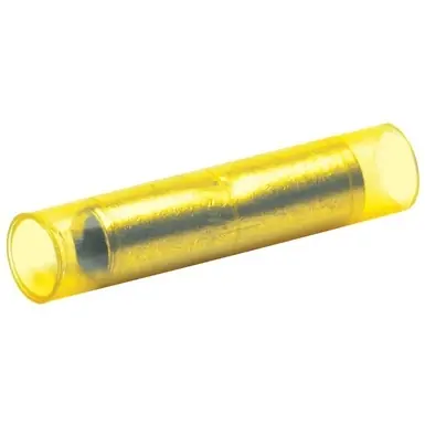 Geprüft Stoßverbinder mit Isolation, 25 mm², gelb, 57 mm, 624R