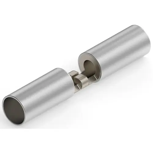 Stoßverbinder, unisoliert, 1,04-2,62 mm², AWG 16 bis 14, silber, 22.58 mm, 322825 Neuheit