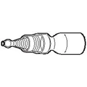 Endverbinder mit Wärmeschrumpfisolierung, 3,5-8,0 mm², AWG 12 bis 8, transparent blau, 45.5 mm, 294297-000 Schnäppchen