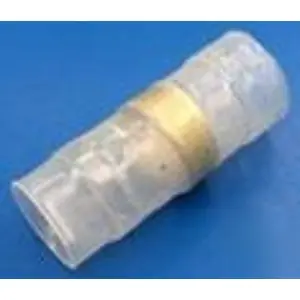 Stoßverbinder mit Wärmeschrumpfisolierung, transparent blau, 25.3 mm, 312605-000 Sonderaktion