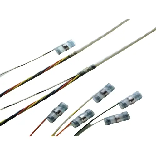 Preiswert Stoßverbinder mit Wärmeschrumpfisolierung, 0,38 mm², AWG 22, transparent blau, 19.1 mm, 531759-000