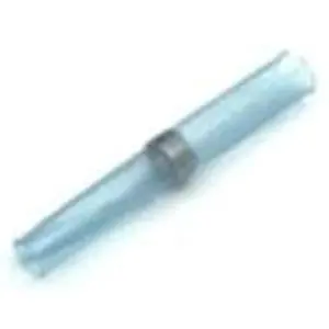 Stoßverbinder mit Wärmeschrumpfisolierung, transparent blau, 27.6 mm, 625160-000 Highlight