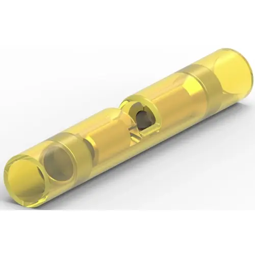 Bestseller Stoßverbinder mit Isolation, 2,62-6,64 mm², AWG 16 bis 14, gelb, 42.06 mm, 327638