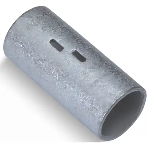 Wochenendangebot Stoßverbinder, unisoliert, grau, 49.02 mm, 324463