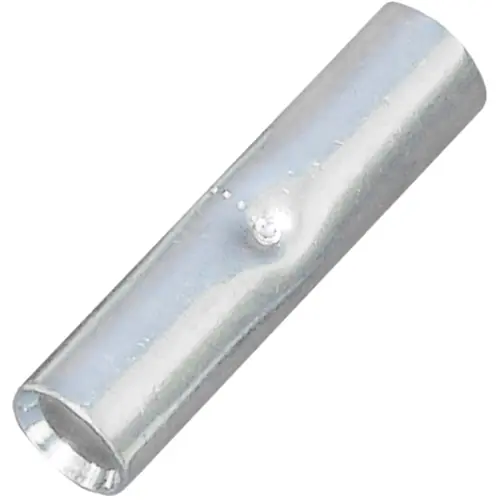 Echt Stoßverbinder, unisoliert, 50 mm², silber, 50 mm, 1494750000