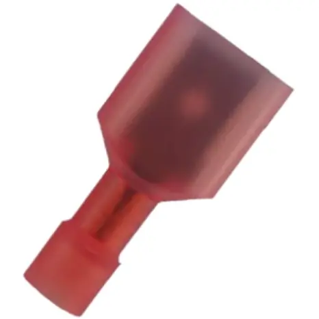 Flachstecker, 6,3 x 0,8 mm, L 24 mm, isoliert, gerade, rot, 0,5-1,0 mm², AWG 22-18, 3959S Neue Kollektion