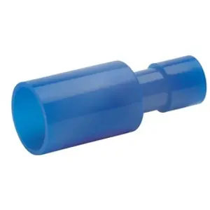 Rundstecker, Ø 5 mm, L 25 mm, isoliert, gerade, blau, 1,5-2,5 mm², AWG 16-14, 1030V Sonderangebot
