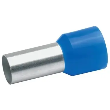 Direktkauf Isolierte Aderendhülse, 50 mm², 40 mm/25 mm lang, DIN 46228-4, blau, 48025