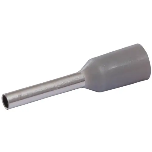 Isolierte Aderendhülse, 0,75 mm², 8 mm lang, grau, 22C426, Packung mit 100 Stück Nur Für Kurze Zeit