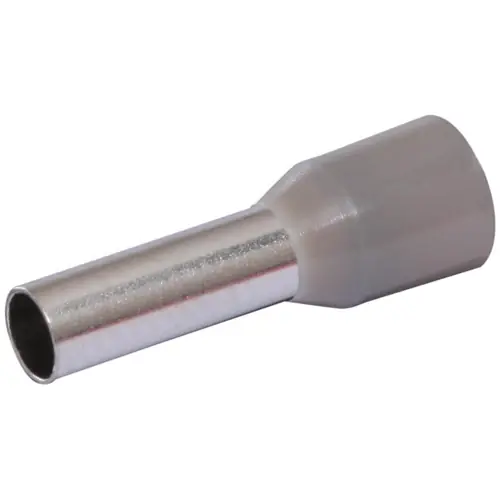 Preiswert Isolierte Aderendhülse, 4,0 mm², 9 mm lang, grau, 22C430, Packung mit 100 Stück