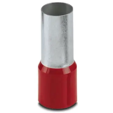 Isolierte Aderendhülse, 95 mm², 44 mm/25 mm lang, rot, 3201853 Wochenendangebot