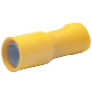 Isolierte Rundsteckhülse, 5 mm, 4,0 bis 6,0 mm², AWG 12 bis 10, Bronze, verzinnt, gelb, 950 Online Kaufen