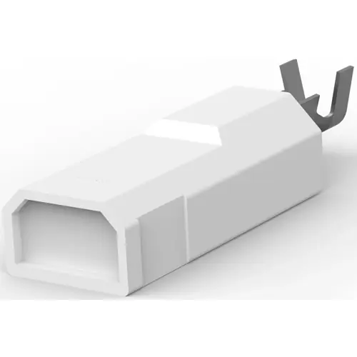 Isolierte Flachsteckhülse, 6,35 x 0,81 mm, 0,82 bis 2,08 mm², AWG 18 bis 14, Messing, verzinnt, natur, 521217-2 Kostenfreie Lieferung
