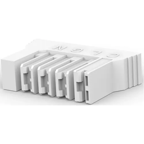 Preisknaller Isoliergehäuse für 6,35 mm, 4-polig, Nylon, UL 94V-0, natur, 521781-1