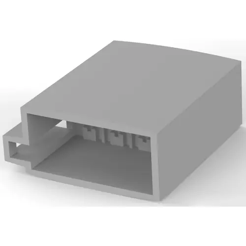 Isoliergehäuse für 2,8 mm, 8-polig, PBT, grau, 106455-3 Versand Am Gleichen Tag