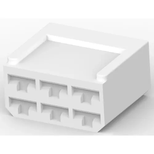 Isoliergehäuse für 6,35 mm, 6-polig, PA, UL 94V-2, natur, 280314 Markenprodukt