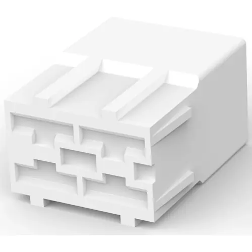 Isoliergehäuse für 9,53 mm, 4-polig, PA, natur, 280073 Geprüft