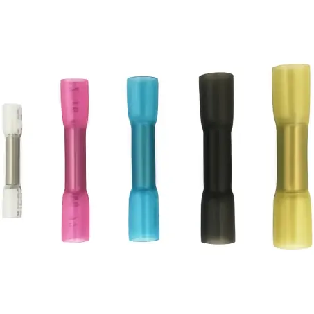 Top-Angebot Stoßverbinder-Sortiment, Wärmeschrumpfisolierung, 0,3 mm² bis 4,0 mm², 50-teilig, 23C495