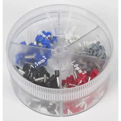 Aderendhülsensortiment, isoliert, 400-teilig, 97 99 906 Neu