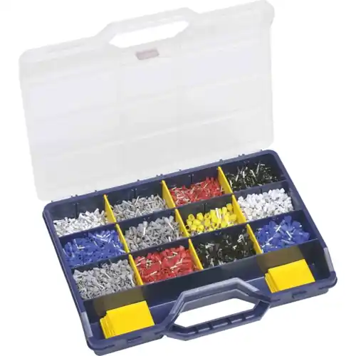 Aderendhülsensortiment, 0,5 bis 50 mm², 2960-teilig, V30SO000202 Markenware