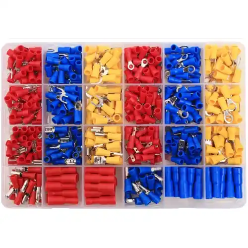 Expressversand Kabelverbinder-Sortiment, Quetschverbinder, 500-teilig, 22C424