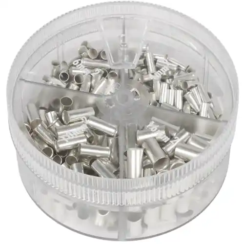 Aderendhülsensortiment, unisoliert, 4,0 bis 16 mm², 350-teilig, 610 911 Top-Seller