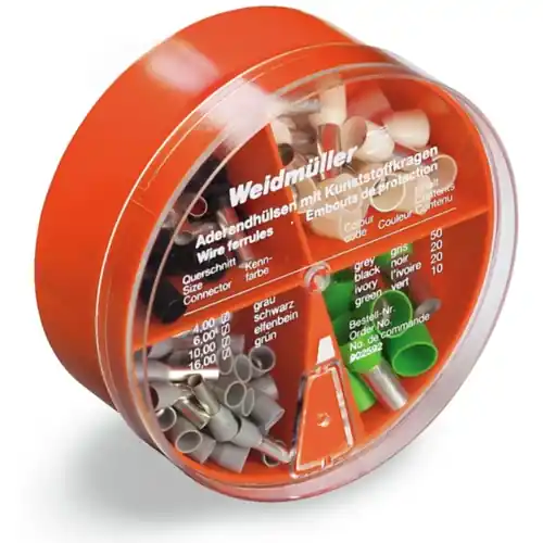 Aderendhülsensortiment, 4,0 bis 16 mm², 100-teilig, 9025920000 Mega-Angebot