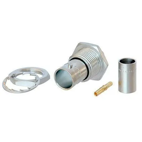 BNC Einbaubuchse 75 Ω, Belden 1505A, Belden 8241F, Canare L4CFB, CommScope 5565, Draka 0.8/3.7 AF, Draka 755-801 (803, 804), Gepco VPM2000, Suhner S04263, Sommer 600-0451, Lötanschluss, gerade, NBNB75ILP9 Heißes Angebot