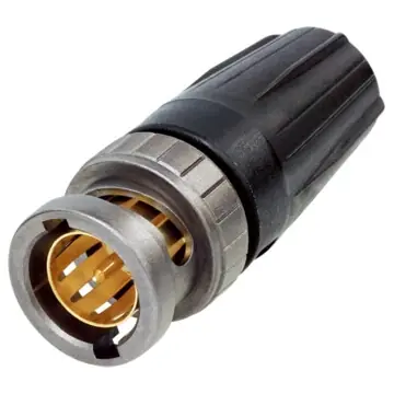 Super-Preis BNC Stecker 75 Ω, CommScope 5765, Gepco VSD2001, Suhner S05163-02, Suhner S05133-07, Percon VK77, Crimpanschluss, gerade, NBNC75BTUP11X