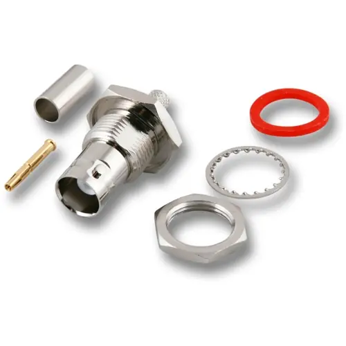 BNC Einbaubuchse 50 Ω, RG-58, Crimp/Crimp, gerade, 52554.1 Schnäppchen