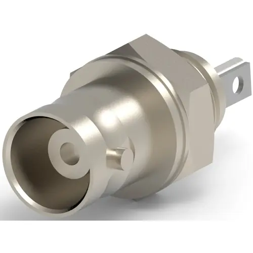 BNC Einbaubuchse 50 Ω, Lötanschluss, gerade, 1-1337447-0 Echt