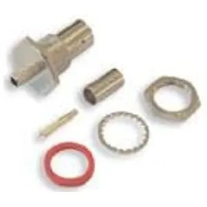Top-Seller BNC Einbaubuchse 50 Ω, RG-174A, RG-188A, RG-316, URM-95, Crimpanschluss, gerade, 1-1337548-0