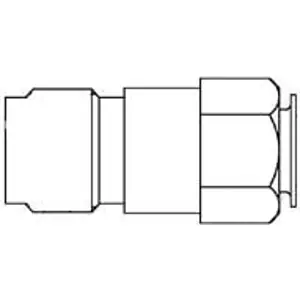 Rabatt SMA Kupplung 50 Ω, RG-405, Crimpanschluss, gerade, 228640-1