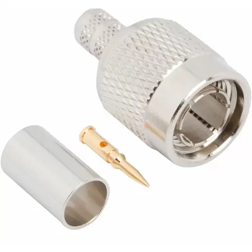 TNC Stecker 75 Ω, RG-59, Belden 8281, Beldem9141, Belden 9231, Belden 88281, Crimpanschluss, gerade, 122426 Nur Heute