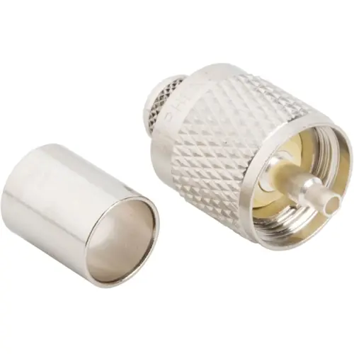 UHF Stecker, RG-8, RG-213, RG-225, Belden 7733A, Belden 8268, Lötanschluss, gerade, 083-8SP-RFX Sichere Zahlung