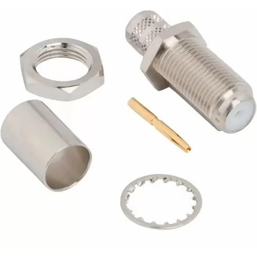 F Einbaubuchse 75 Ω, RG-6, Crimpanschluss, gerade, 222161 Online Kaufen