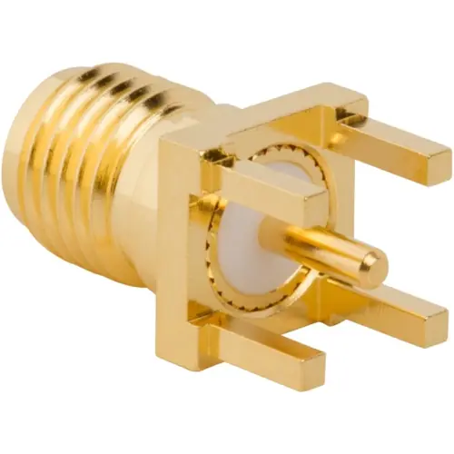 Knallerangebot SMA Einbaubuchse 50 Ω, Lötanschluss, gerade, 132134RP