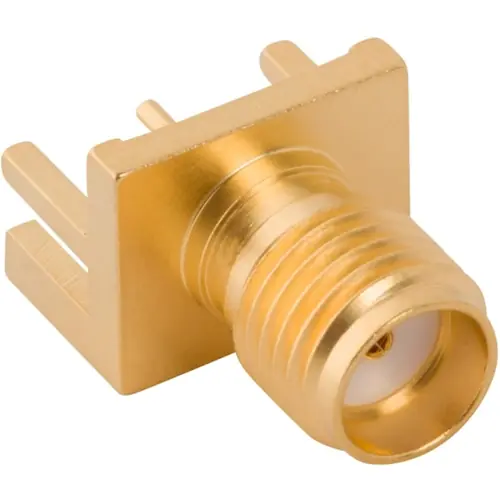 SMA Einbaubuchse 50 Ω, Lötanschluss, gerade, 132255 Echt