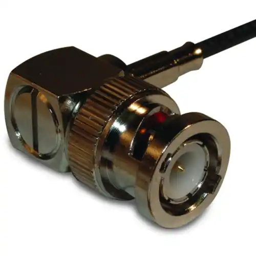 BNC Stecker 50 Ω, RG-174, RG-188, RG-316, LMR-100A, Belden 7805A, RG-174LL, Lötanschluss, abgewinkelt, 112178 Nur Für Kurze Zeit