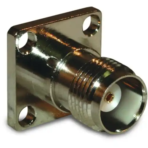 TNC Flanschbuchse 50 Ω, Lötanschluss, gerade, 122248 Kracherpreis