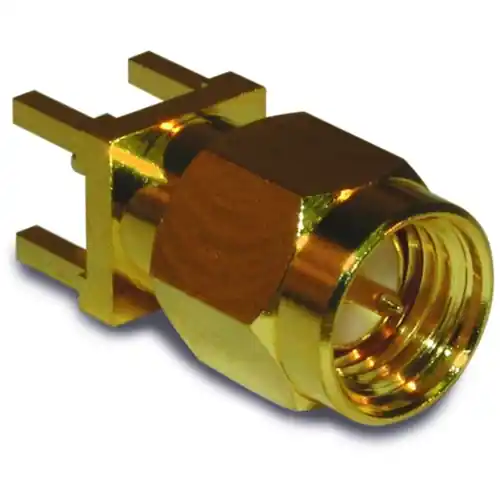 Markenprodukt SMA Stecker 50 Ω, Lötanschluss, gerade, 132133