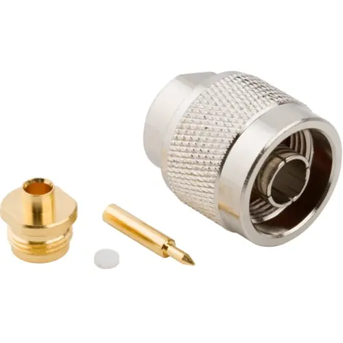 Gratis Versand N Stecker 50 Ω, RG-402, Belden 1673A, Lötanschluss, gerade, 082-5955-RFX