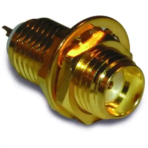 SMA Einbaubuchse 50 Ω, Lötanschluss, gerade, 132137 Finale Aktion