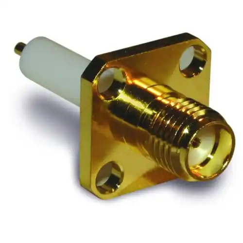 SMA Flanschbuchse 50 Ω, Lötanschluss, gerade, 132146 Kostenloser Versand