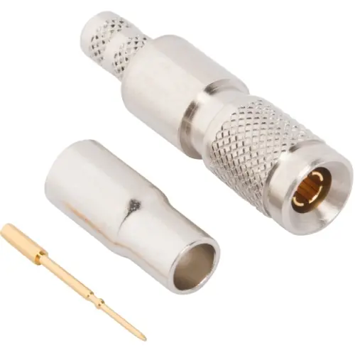 Kracherpreis 1.0/2.3 Stecker 75 Ω, Belden 1855A, Belden 4855R, Belden 4855P, Crimpanschluss, gerade, 282138-75