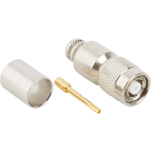 Finale Aktion TNC Stecker 50 Ω, LMR-400, Belden 8214, Belden 9913, Crimpanschluss, gerade, 122393RP