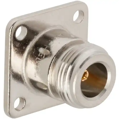 N Flanschbuchse 50 Ω, Lötanschluss, gerade, 082-97-RFX Letzte Chance