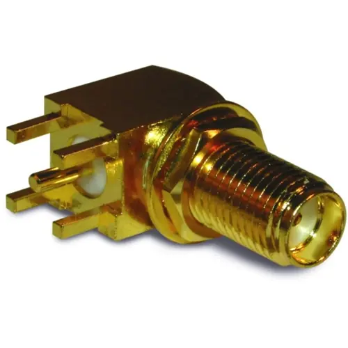 Kracherpreis SMA Einbaubuchse 50 Ω, Lötanschluss, abgewinkelt, 132203